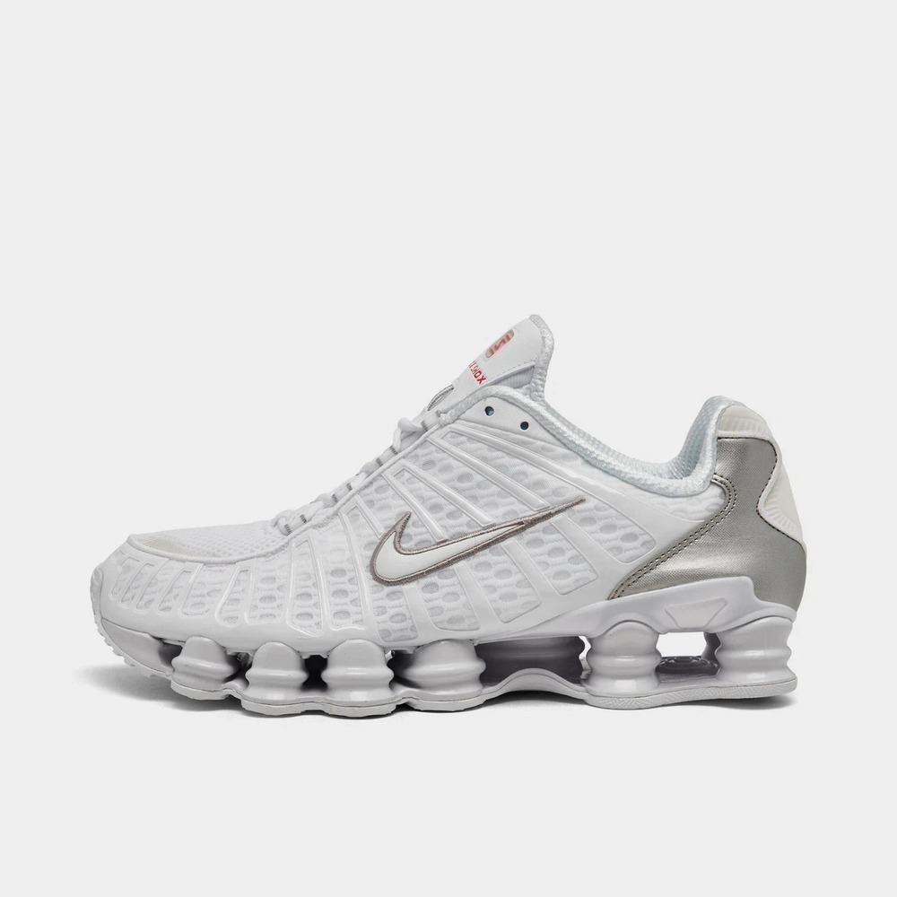 Mens Size 11.5 - Nike Shox TL OG White Metallic Silver Sneakers Retro AV3595-100